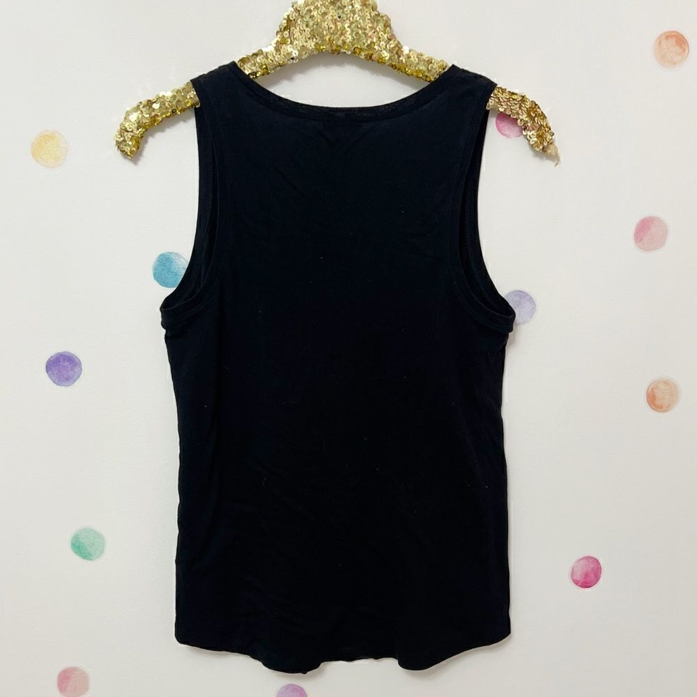 Gold Embellished Express Tank top - Picture 2 of 3
